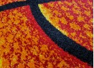 Тъкан килим MAGNOLIA 140 red/orange КРЪГ